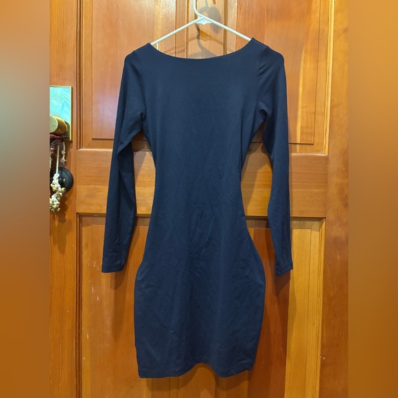Susana Monaco Navy Bodycon Dress - Picture 3 of 13